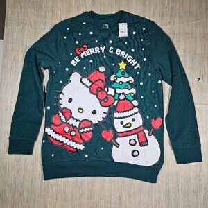 Hello Kitty Christmas Sweater Women's Size Large